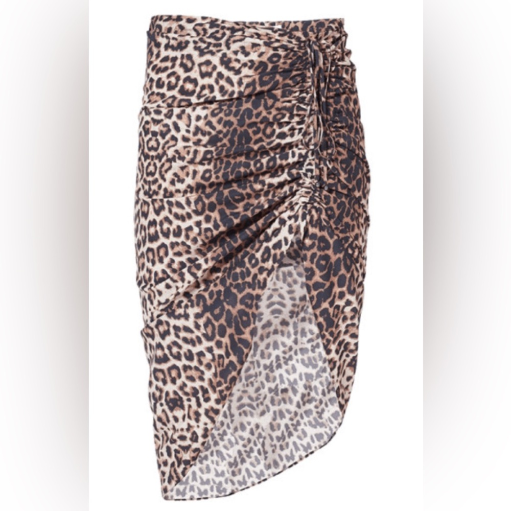 Veronica Beard high waisted tie skirt